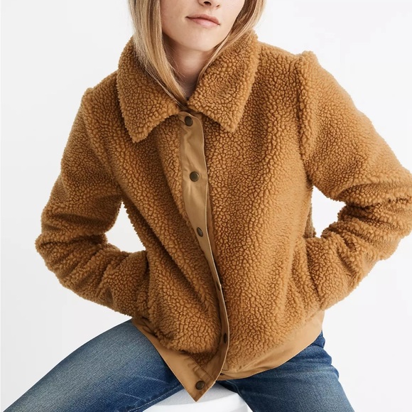 Madewell Portland Sherpa Jacket - Picture 1 of 9